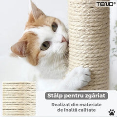 Ansamblu de Joacă pentru Pisici cu Multiplă Distracție — Stabil și Confortabil 🐾✨