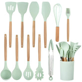 Set Ustensile de Bucătărie din Silicon 12 Piese — Gătește cu Stil! 🍳✨