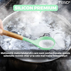 Set Ustensile de Bucătărie din Silicon 12 Piese — Gătește cu Stil! 🍳✨