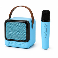 Boxă Portabilă RBG cu Microfon Wireless — Distracție Mobilă! 🎤🔊