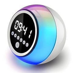 Ceas deșteptător Multifuncțional cu Bluetooth și RGB - Trezire Relaxantă 🌈⏰