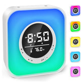 Ceas Alarmă Multifuncțional RGB cu Bluetooth — Te Bucrează În Fiecare Dimineață! ⏰🎶