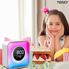Ceas Alarmă Multifuncțional RGB cu Bluetooth — Te Bucrează În Fiecare Dimineață! ⏰🎶