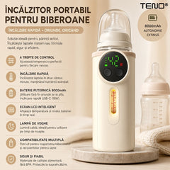 Încălzitor Portabil pentru Biberoane cu Ecran LCD — Confort pentru Bebelușul Tău! 🌼🍼