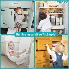 Set 7 x Sisteme Siguranță Uși pentru Copii — Protecție Maximă 🚪👶