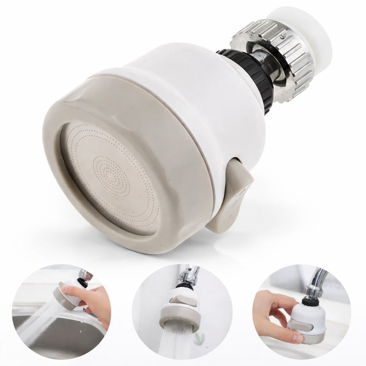 Cap de Robinet Universal cu 3 Moduri de Jet — Curățare Eficientă 🍽️💦