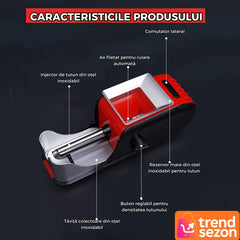 Aparat Electric de Facut Tigări cu 3 Niveluri de Mărunțire — Ușor și Rapid! 🚬✨