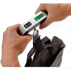 Cântar Digital pentru Bagaje 50kg, Ecran LCD Verde — Călătorește Fără Griji ✈️🧳