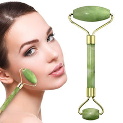 Aparat Masaj Facial Eficient cu Design Elegant Verde/Auriu — Răsfăț pentru Tenul Tău ✨💆♀️