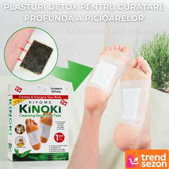 Set 10 Plasturi Detoxifiere cu Turmalină — Revitalizare și Relaxare 🌿✨