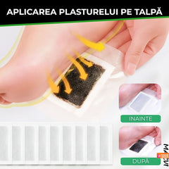 Set 10 Plasturi Detoxifiere cu Turmalină — Revitalizare și Relaxare 🌿✨