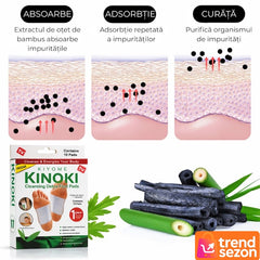 Set 10 Plasturi Detoxifiere cu Turmalină — Revitalizare și Relaxare 🌿✨