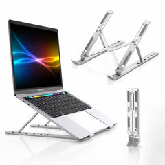 Suport Laptop Ergonomic Ajustabil din Aluminiu — Confort Maximum 💻✨