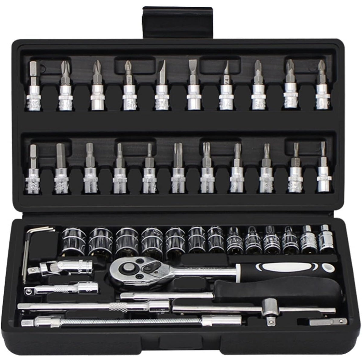 Set Scule Multifuncționale cu 46 Piese — Gata de Orice Provocare! 🔧✨