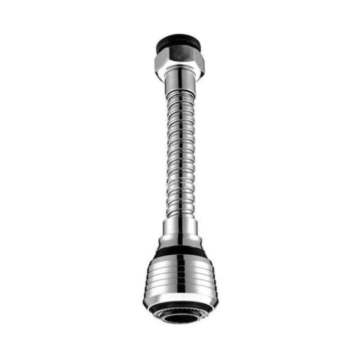 Prelungitor Flexibil pentru Robinet cu Turbo Jet — Racord Simplu 🚰✨