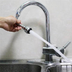 Prelungitor Flexibil pentru Robinet cu Turbo Jet — Racord Simplu 🚰✨