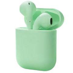 Căști Wireless Bluetooth 5.0 cu Control Tactil — Sunet HiFi Verde 🌿🎶