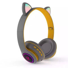 Căști Wireless Pliabile cu Urechi de Pisică — Sunet HiFi și Distracție! 🎧🐾