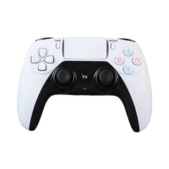 Controler Wireless pentru PS4 și PS5, Alb, cu Vibratii — Conectivitate Rapidă 🚀🎮