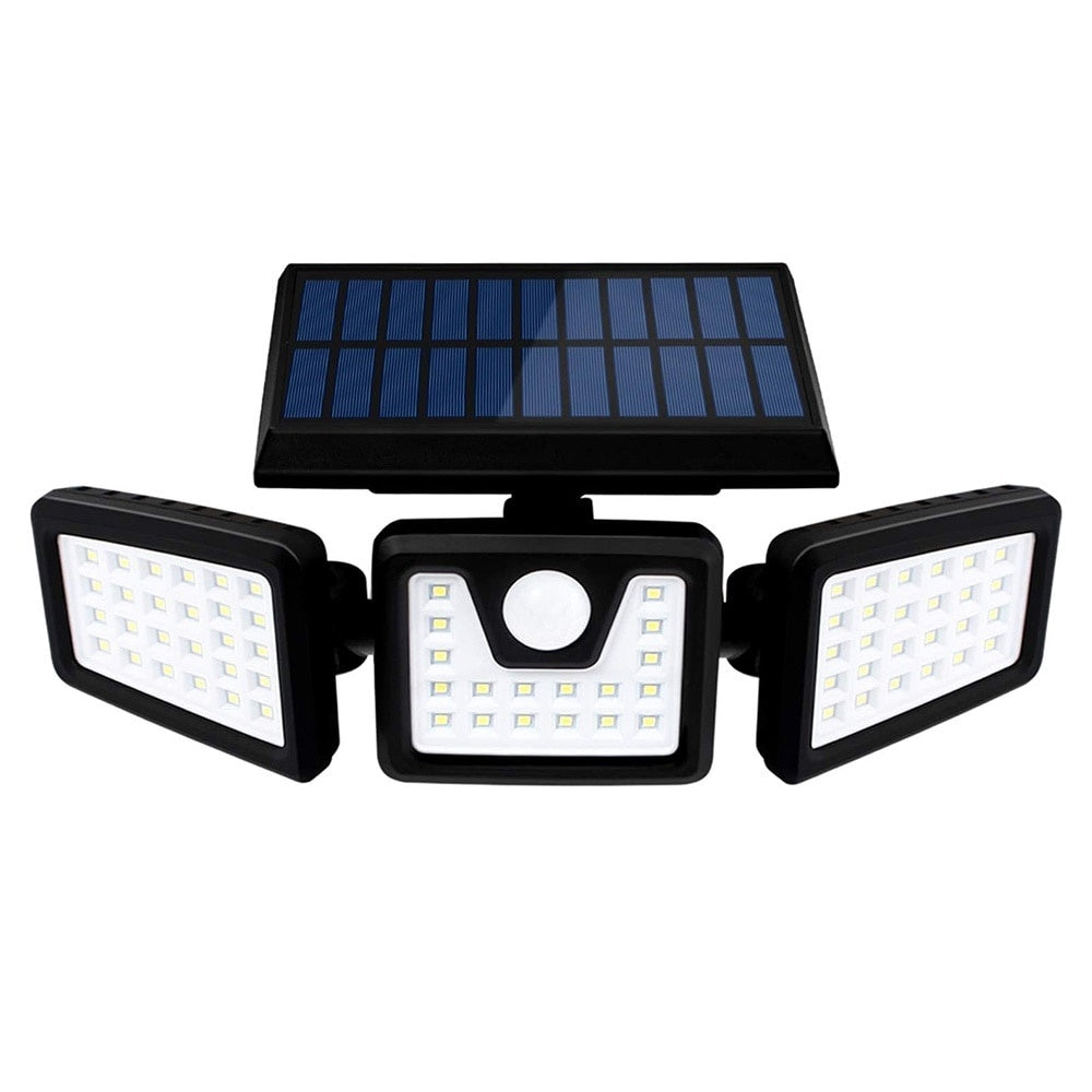 Lampa Solară cu 74 LED-uri 360° — Iluminare Eficientă pentru Exterioare 🌞💡