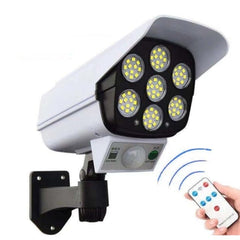 Lampa Solară Tip Cameră Falsă cu Senzor 🌞 — Lumini Puternice și Securitate 🛡️