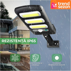 Aplica LED Solară cu Senzor de Mișcare — Lumina Inteligentă pentru Exterior 🌞💡