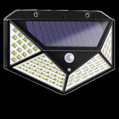Lampă Solară cu 100 LED-uri și Senzor de Mișcare — Iluminare Eficientă 🌞💡