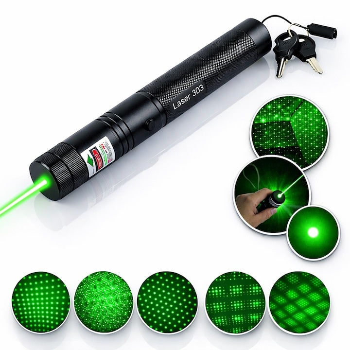 Pointer Laser Profesional 405nm, 200mW — Siguranță și Performanță 🚀🔦