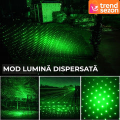 Pointer Laser Profesional 405nm, 200mW — Siguranță și Performanță 🚀🔦