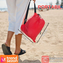 Saltea Gonflabilă Tip Șezlong Relax Max — Umflare Rapidă fără Pompa 🌊✨