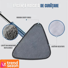 Lavetă pentru Mop Triunghiular Super Absorbantă — Curățare Rapidă ⭐🧼