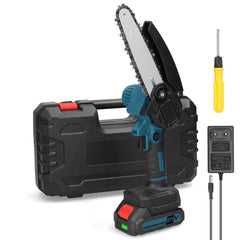 Fierăstrău cu Lant Electric 6 Inch, 21V — Ușor și Eficient! 🌲🔋
