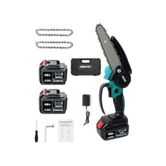 Fierăstrău cu Lant Electric 6 Inch, 21V — Ușor și Eficient! 🌲🔋