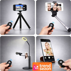Telecomandă Selfie Bluetooth Ușor de Folosit — Capturează Momente Unice 📸✨