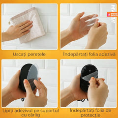 Suport Rotativ Negru pentru Ustensile de Bucătărie — Organizare Eficientă 🍳✨