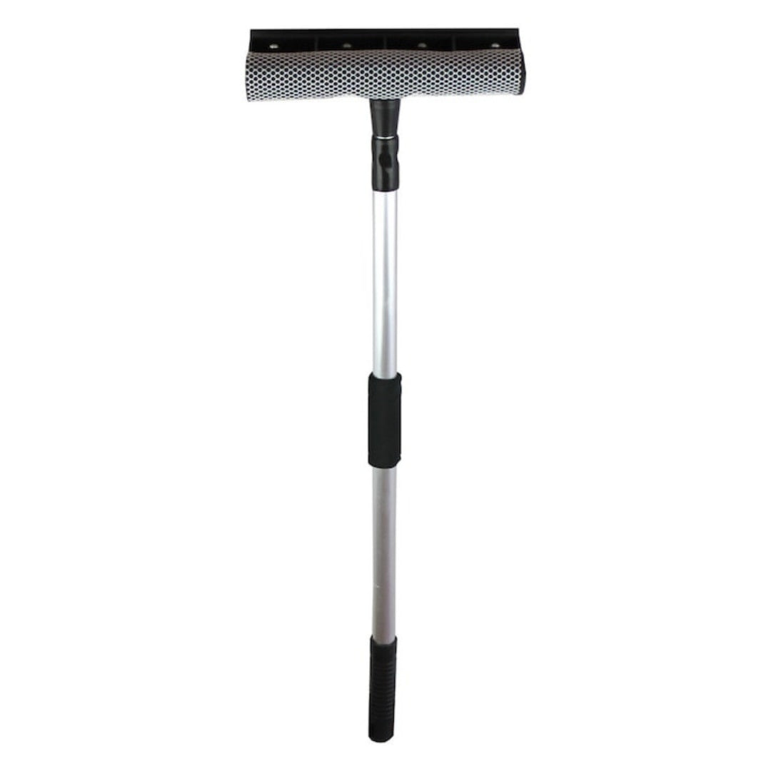 Perie pentru Spalat Geamuri cu Maner Telescopic din Aluminiu — Curățare Rapidă și Eficientă 🪟✨