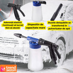 Pistol de Spălat cu Presiune și Recipient pentru Soluție — Curățare Eficientă 🚗✨