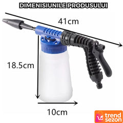 Pistol de Spălat cu Presiune și Recipient pentru Soluție — Curățare Eficientă 🚗✨