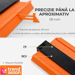 Instrument de Măsurare Colțuri Flexibil 12cm — Precizie Maximă pentru Bricolaj 🛠️📏
