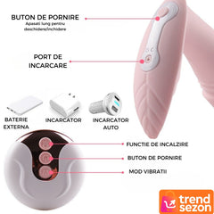 Vibrator G-Spot Reincarcabil din Silicon Premium — Stimulare Intensă și Relaxare 💖✨
