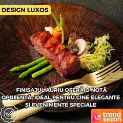 Set 24 Tacamuri Inox cu Finisaj Auriu Luxos — Eleganță la Masa Ta ✨🍽️