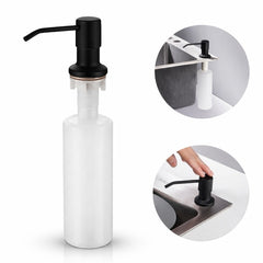 Dozator Incorporabil pentru Chiuvetă Negru Elegant — Igienă și Stil 🎉🧼