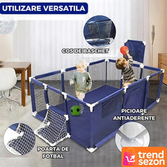 Tarc Siguranță pentru Copii cu Design Ergonomic — Spațiu de Joacă Ideal! 🎉🧸