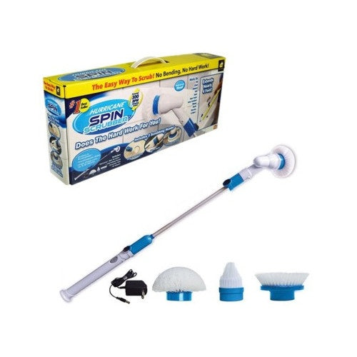 Perie Electrică Rotativă cu 3 Capete - Curățare Fără Efort! 🧼✨