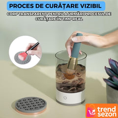Dispozitiv Automată de Curățare Pensule Machiaj Ultrasonic — Igienă Rapidă & Eficientă ✨🖌️