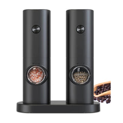 Set 2 Rasnite Electrice Reincarcabile pentru Sare și Piper — Gata de Acțiune! 🌶️✨