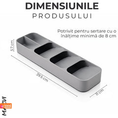 Suport Tacamuri Compact cu Compartimentare Inteligentă — Organizare Perfectă 🍽️✨