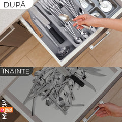Suport Tacamuri Compact cu Compartimentare Inteligentă — Organizare Perfectă 🍽️✨