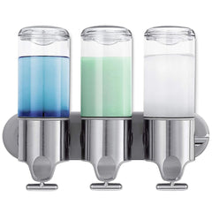 Dispenser 3-in-1 pentru Sapun, Sampon și Balsam — Organizare Modernă 🛀✨