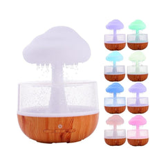 Umidificator și Difuzor Aromaterapie Nor de Ploaie cu LED-uri — Relaxare Absolută 🌧️✨